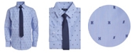 Tommy Hilfiger 2-Pc. Shirt & Tie Set, Big Boys 